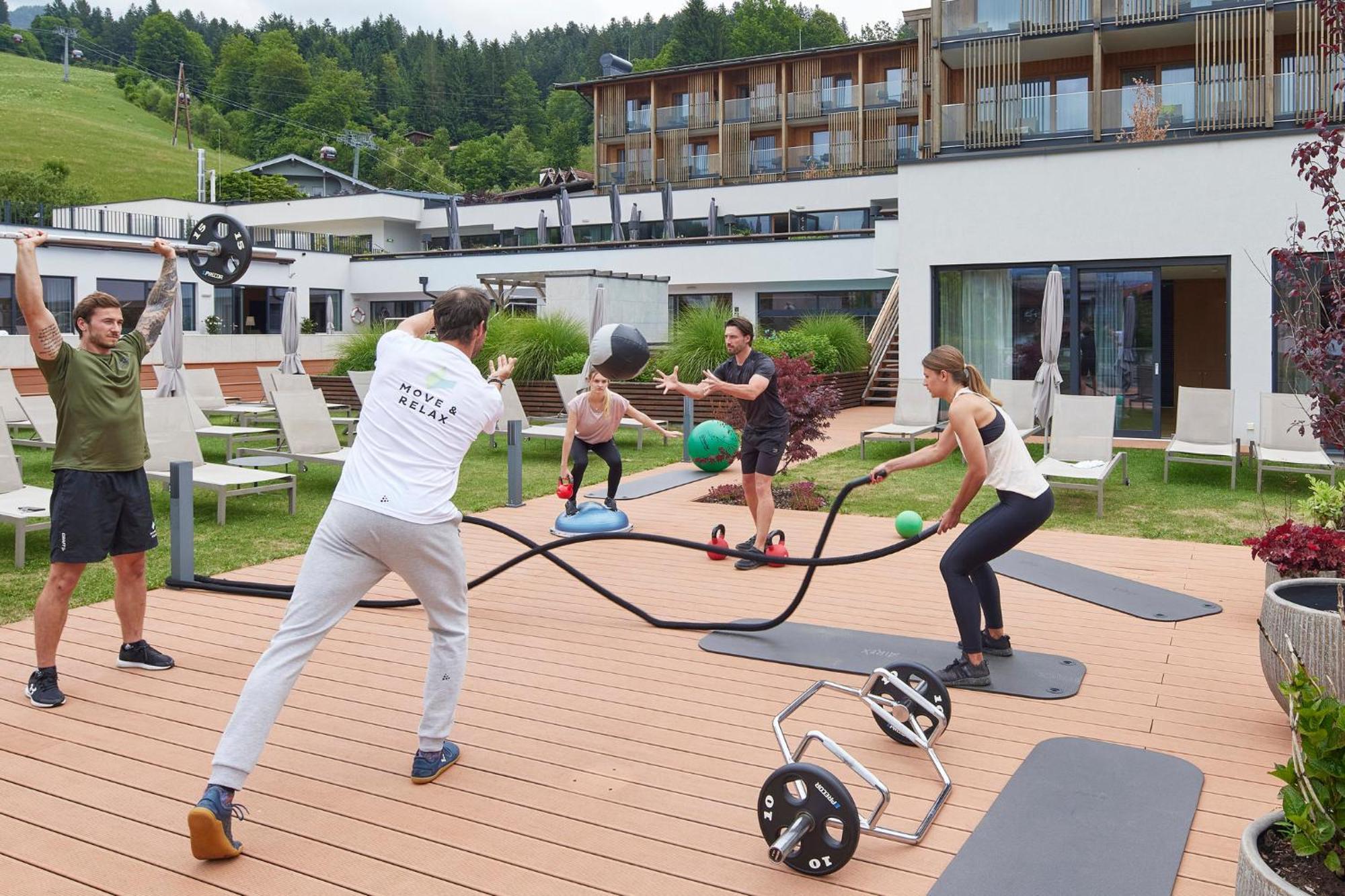 Das Hohe Salve Sportresort, 4 Sterne Superior Hopfgarten im Brixental Eksteriør billede
